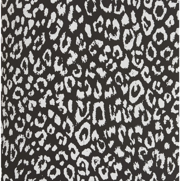 Joie Angeni Black White Leopard Print Puff Sleeve Mini Dress Women's Size XS - Picture 12 of 14